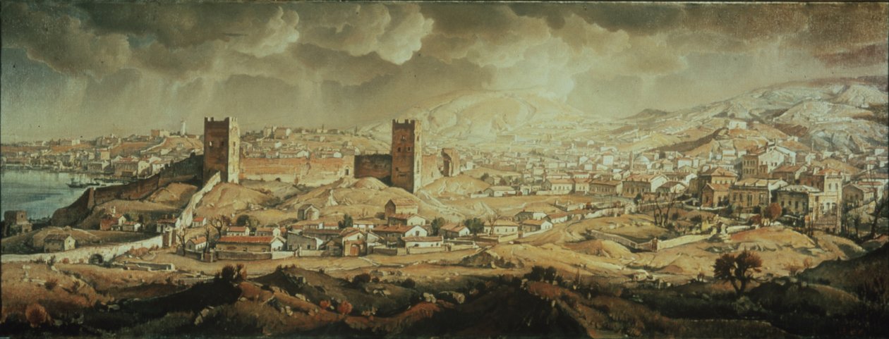 Feodosi. شبه جزيرة القرم ، 1930 بواسطة كونستانتين فيودوروفيتش بوجايفسكي