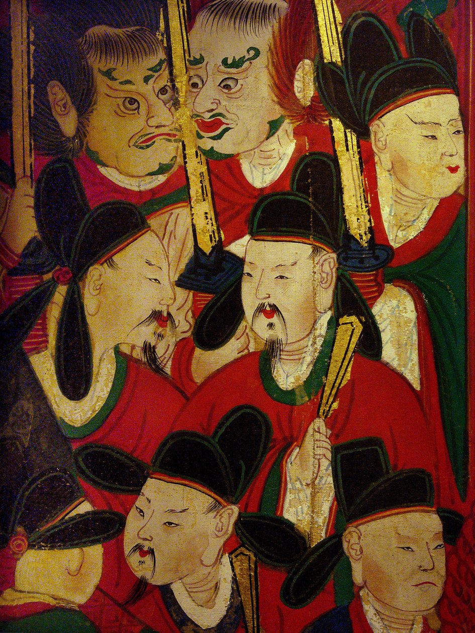 تفاصيل صورة الملك السادس (Danjong بواسطة المدرسة الكورية