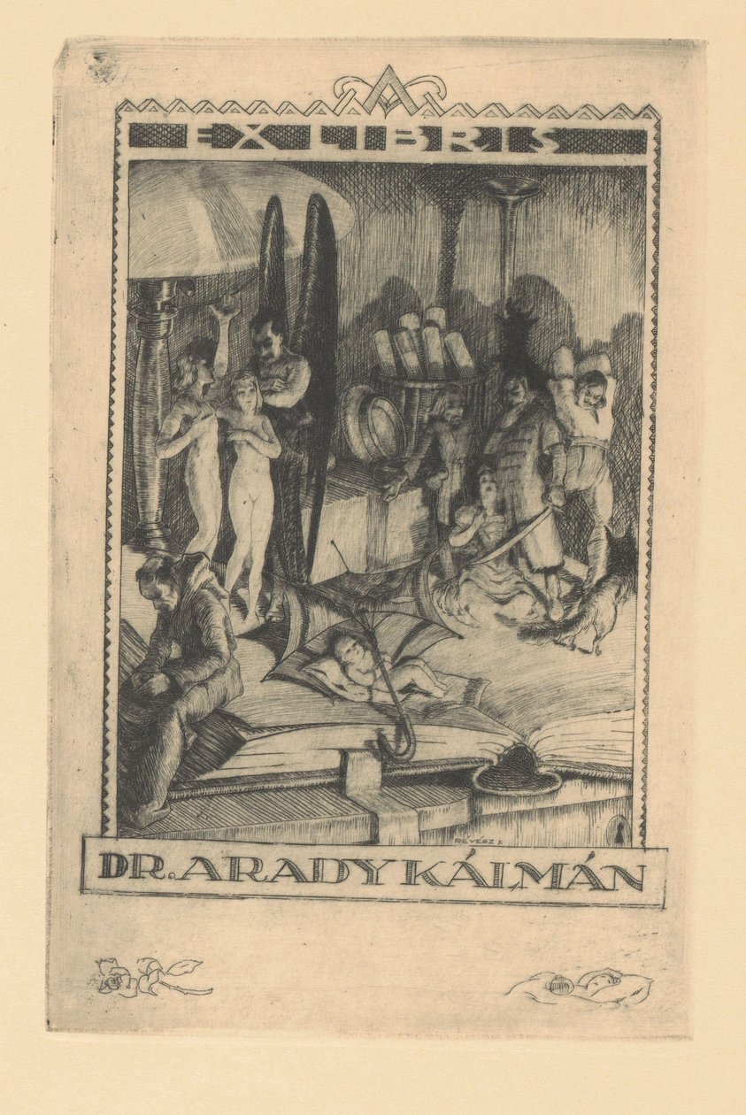 Kálmán Arady لديه libris سابق السابق ليبريس د. Kálmán Arady (العنوان على الكائن) بواسطة كورنيل ريفيز