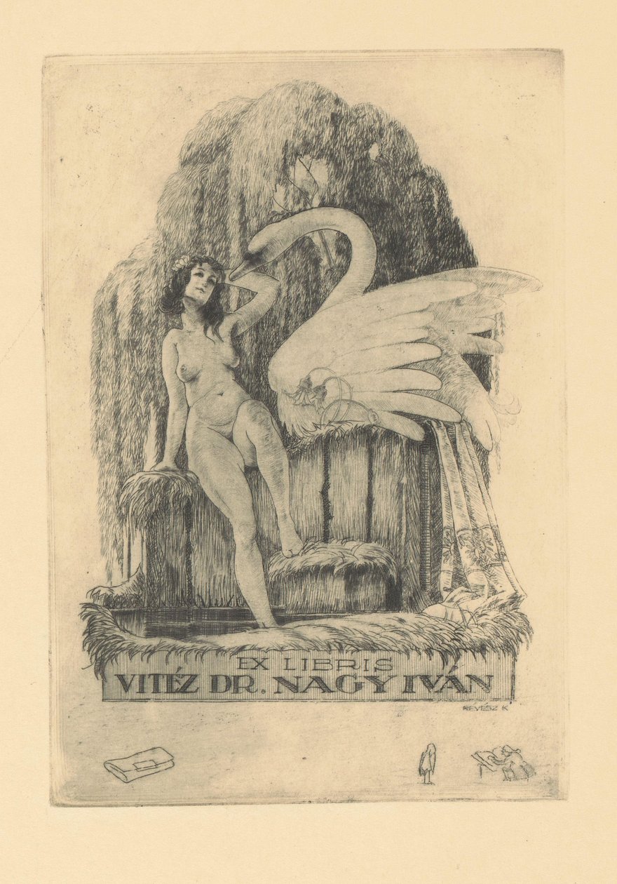 Ex libris من تأليف Iván Nagy السابق ليبريس شجاع د. إيفان ناجي (العنوان على الكائن) بواسطة كورنيل ريفيز