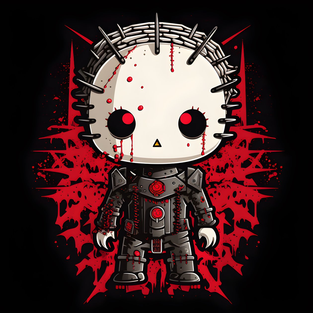 تصميم قميص Hello Kitty als Pinhead 2 بواسطة كيرت هيبك