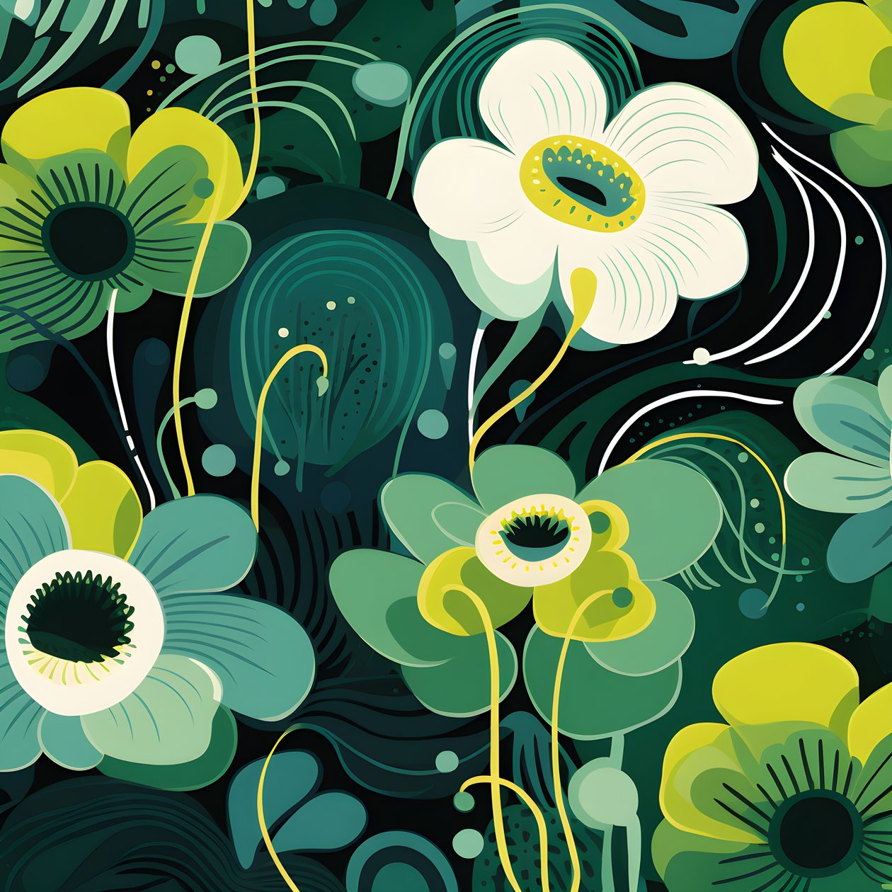 الأشكال التجريدية المعاصرة Marimekko 3 بواسطة كيرت هيبك