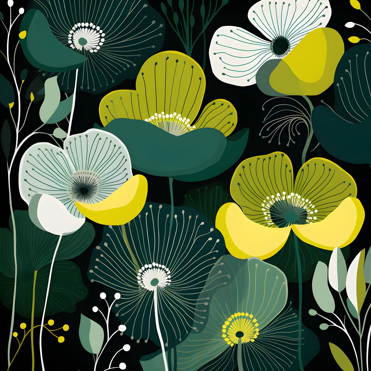 الأشكال التجريدية المعاصرة Marimekko 4 بواسطة كيرت هيبك