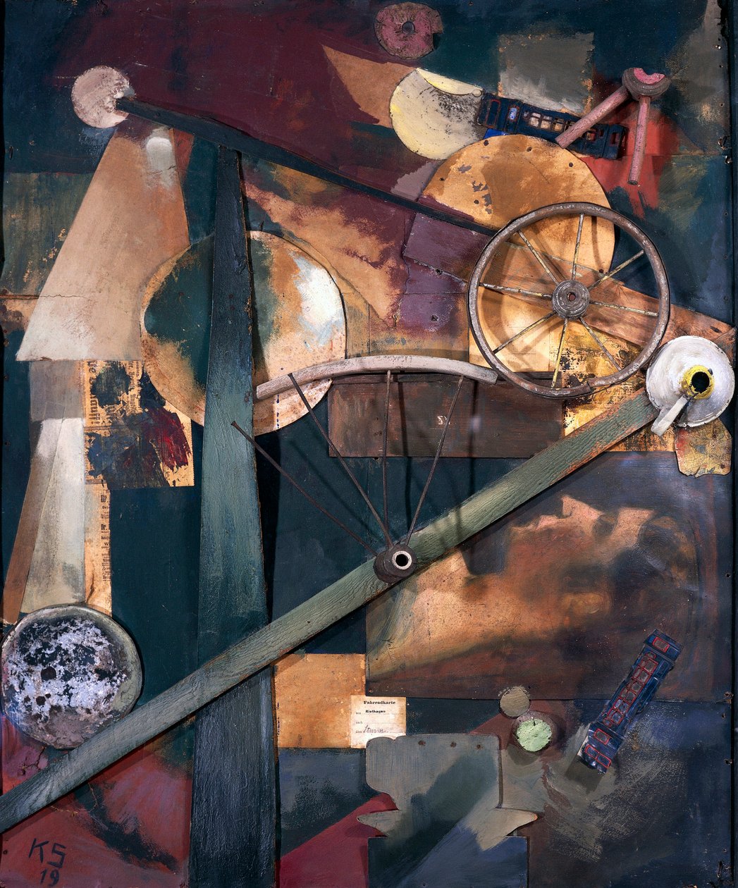 "Composition pour dames" (Konstrucktion edle fur Frauen) بواسطة كيرت شويترز