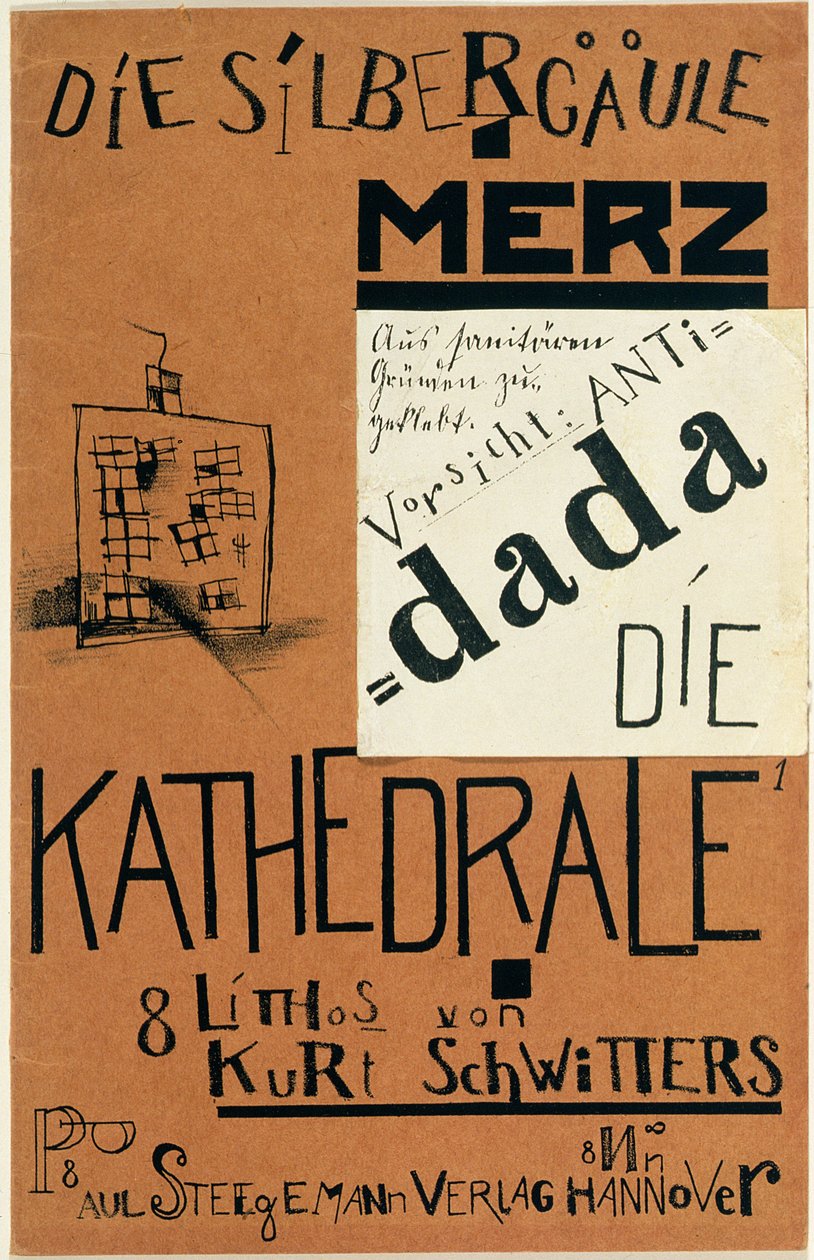 غلاف "Die Kathedrale" لكورت شفيترز ، نُشر في عام 1920 بواسطة كيرت شويترز