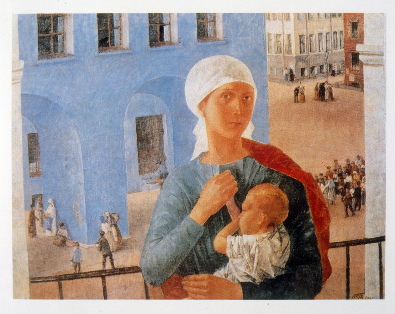 بتروغراد مادونا بواسطة Kuzma Sergeevich Petrov Vodkin