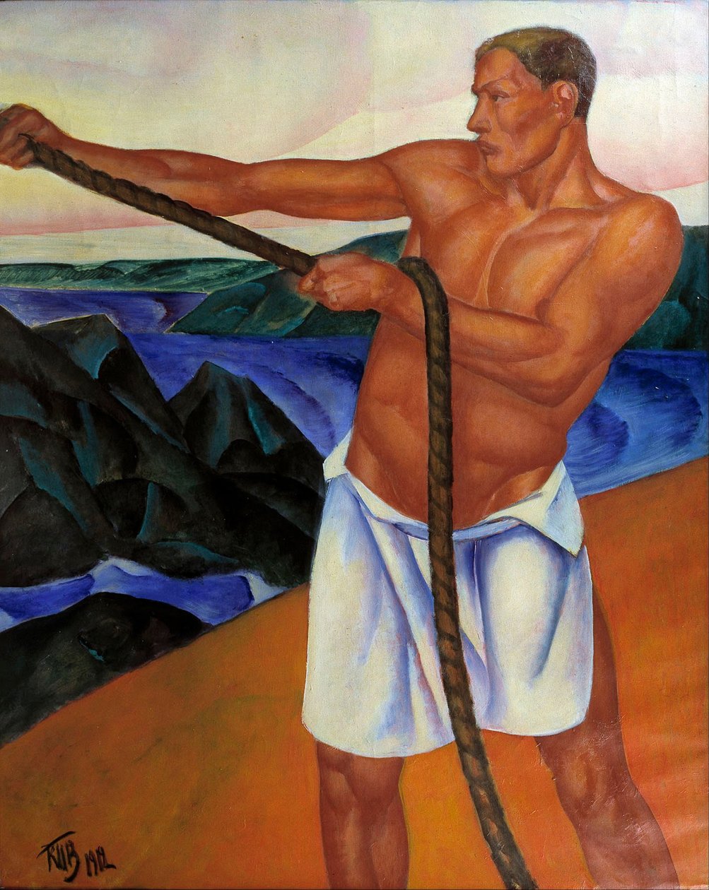 العامل ، 1912 بواسطة Kuzma Sergeevich Petrov Vodkin