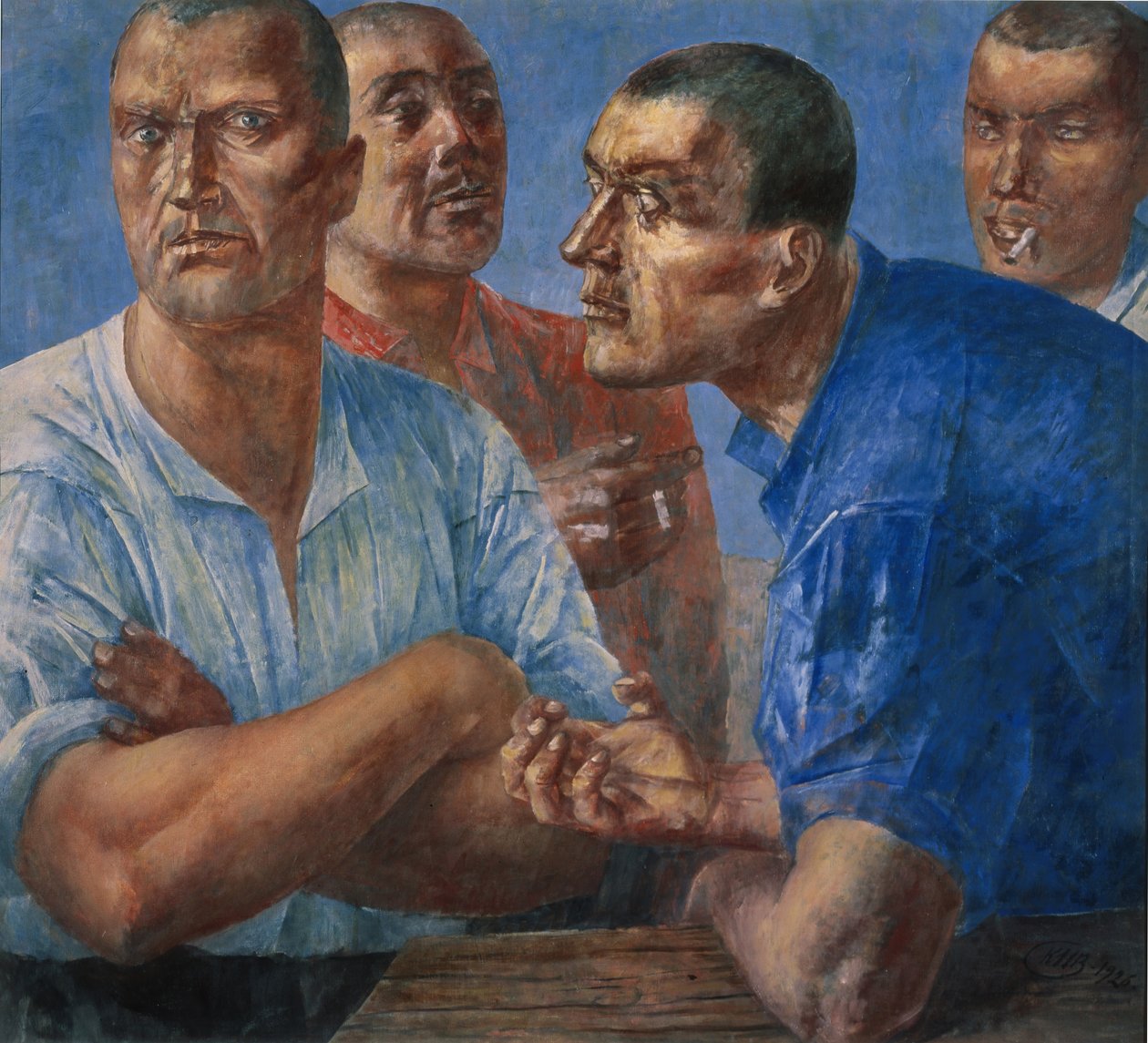 العمال بواسطة Kuzma Sergeevich Petrov Vodkin
