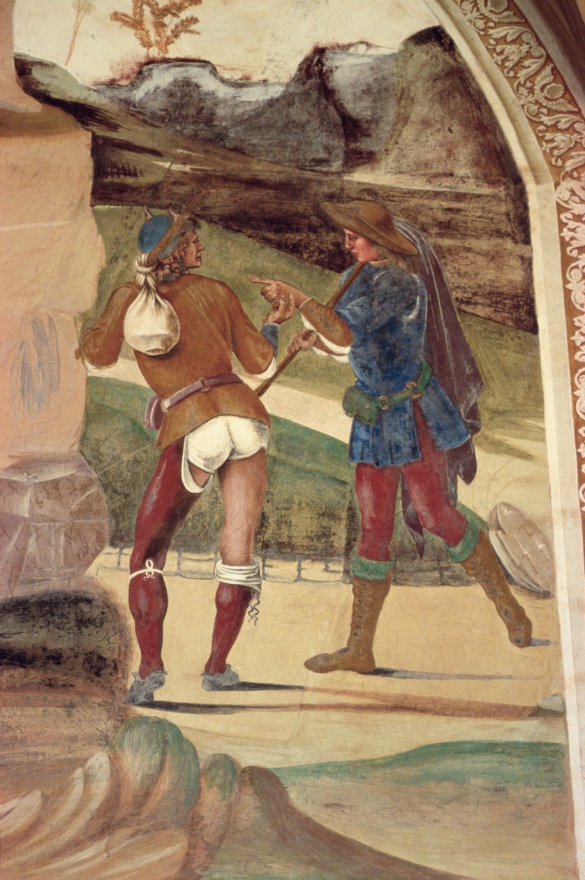 حياة القديس بنديكت (التفاصيل) بواسطة L. و Sodoma ، G.Signorelli