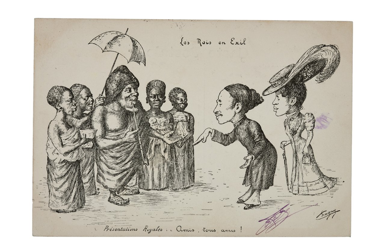 الملوك في المنفى. العروض الملكية: الأصدقاء ، جميع الأصدقاء! ، ج 1906 بواسطة L. Chagny