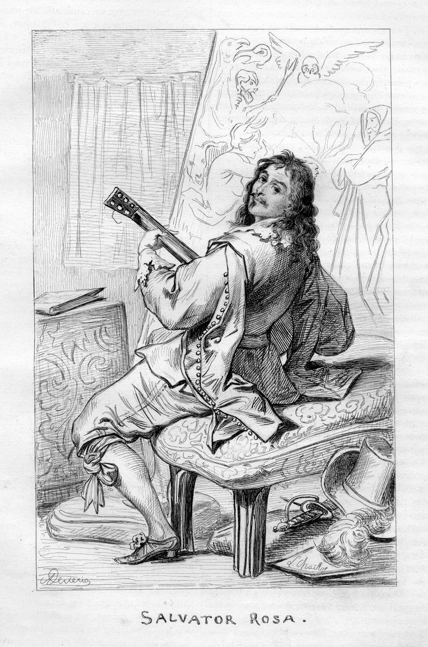 صورة محفورة بواسطة «ل. Chaillot »د Devéria