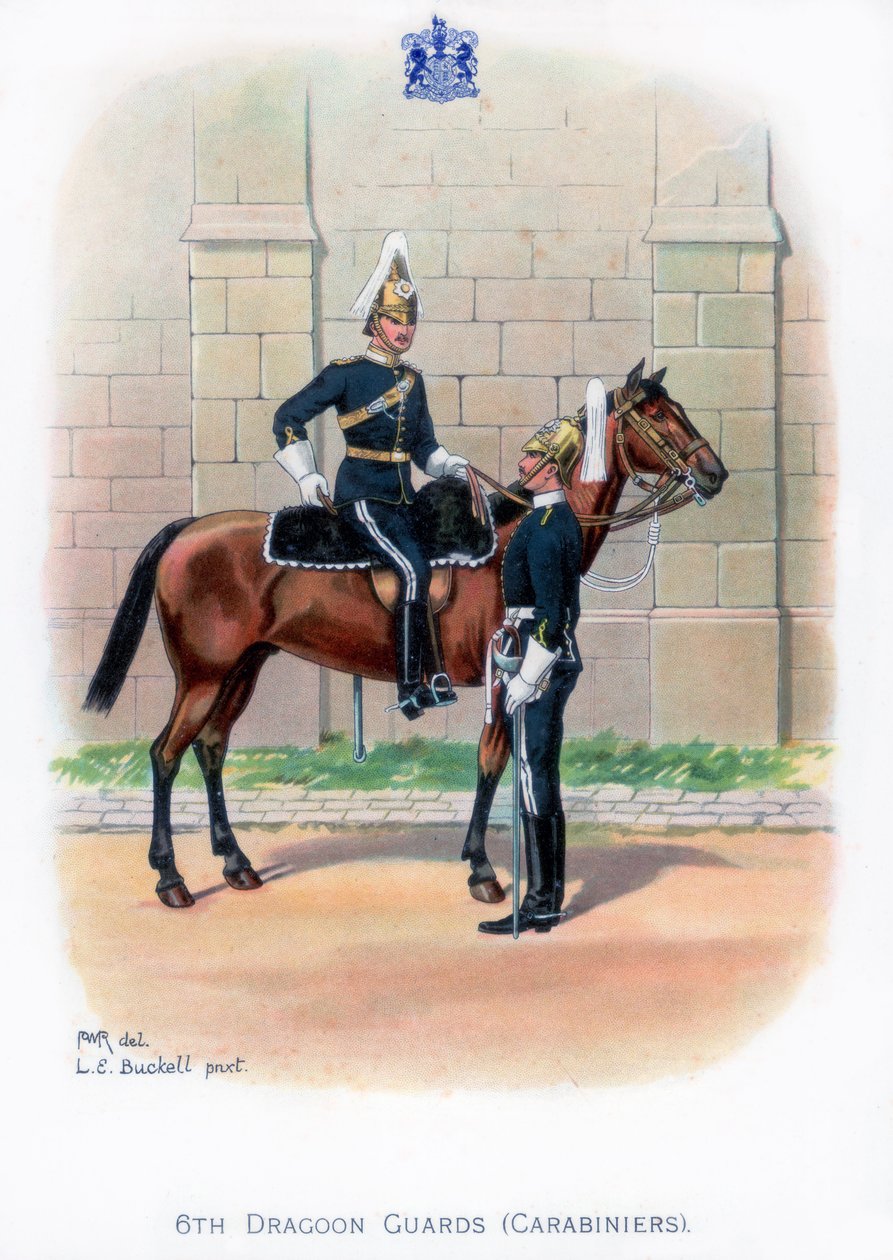 حراس التنين السادس Carabiniers ، 1915. بواسطة لو باكل