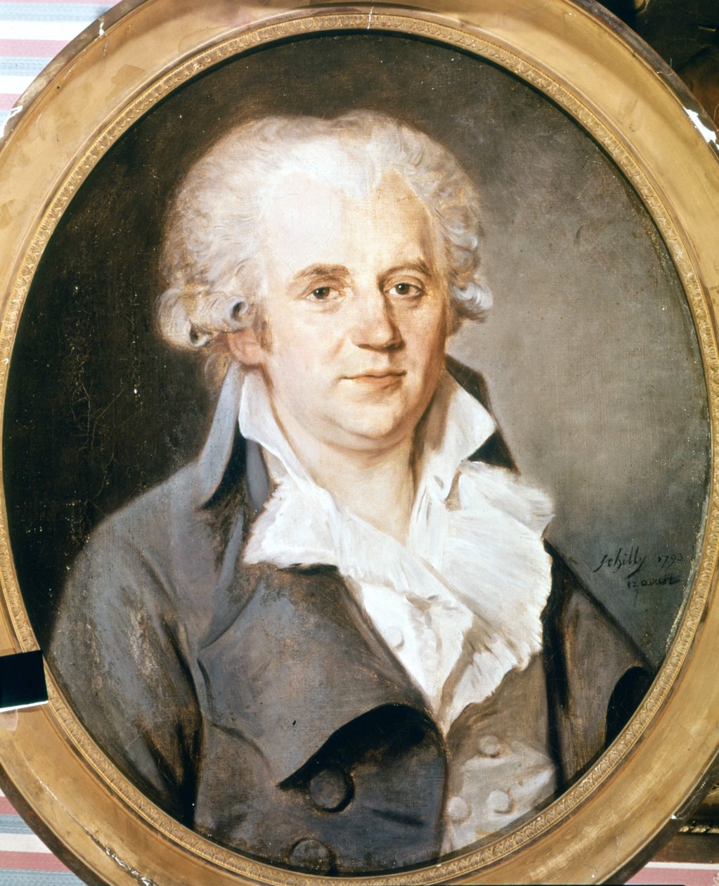 جورج جاك دانتون (1759 - 1794) بواسطة شيلي ، في 12/08/1793. بواسطة ليرة لبنانية شيلي