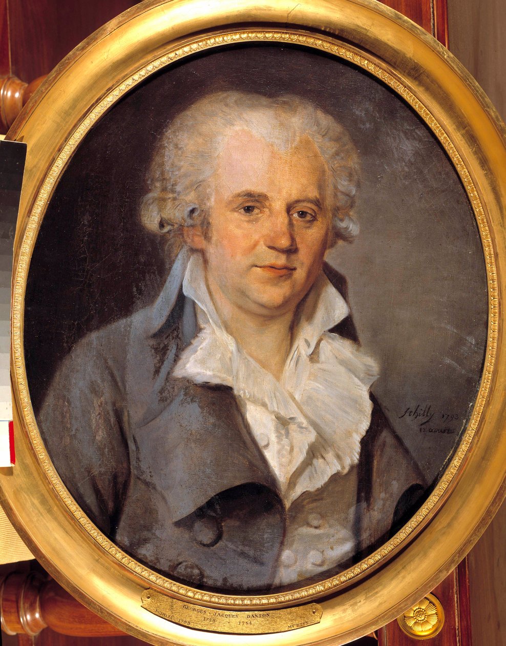 صورة لجورج جاك دانتون ، محامٍ تقليدي (1759-1794) في 12 أغسطس بواسطة ليرة لبنانية شيلي