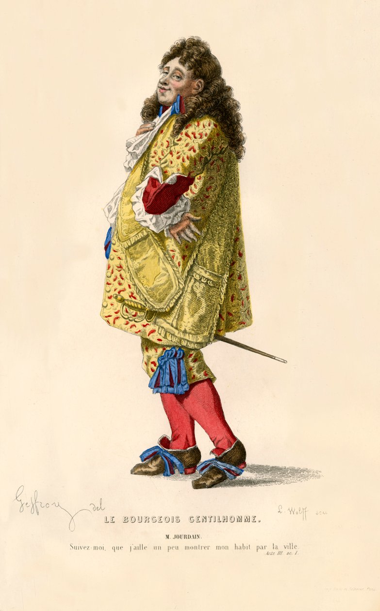 السيد Jourdain ، 1868. بواسطة وولف