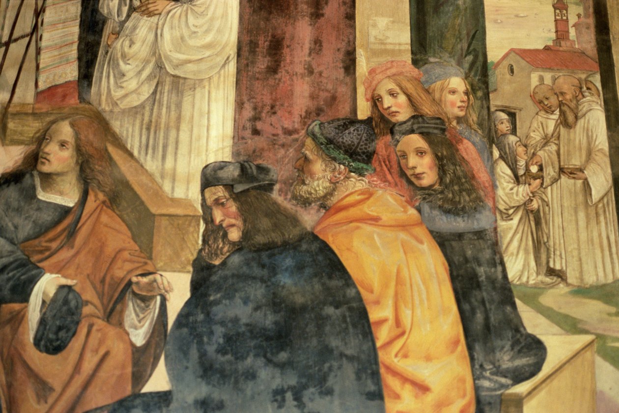 حياة القديس بنديكت (التفاصيل) بواسطة L. و Sodoma ، G.Signorelli