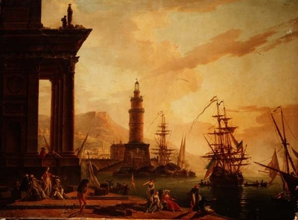 Capriccio من مرفأ البحر الأبيض المتوسط مع فرقاطة هولندية وشحن آخر بواسطة لا كروا دي مرسيليا