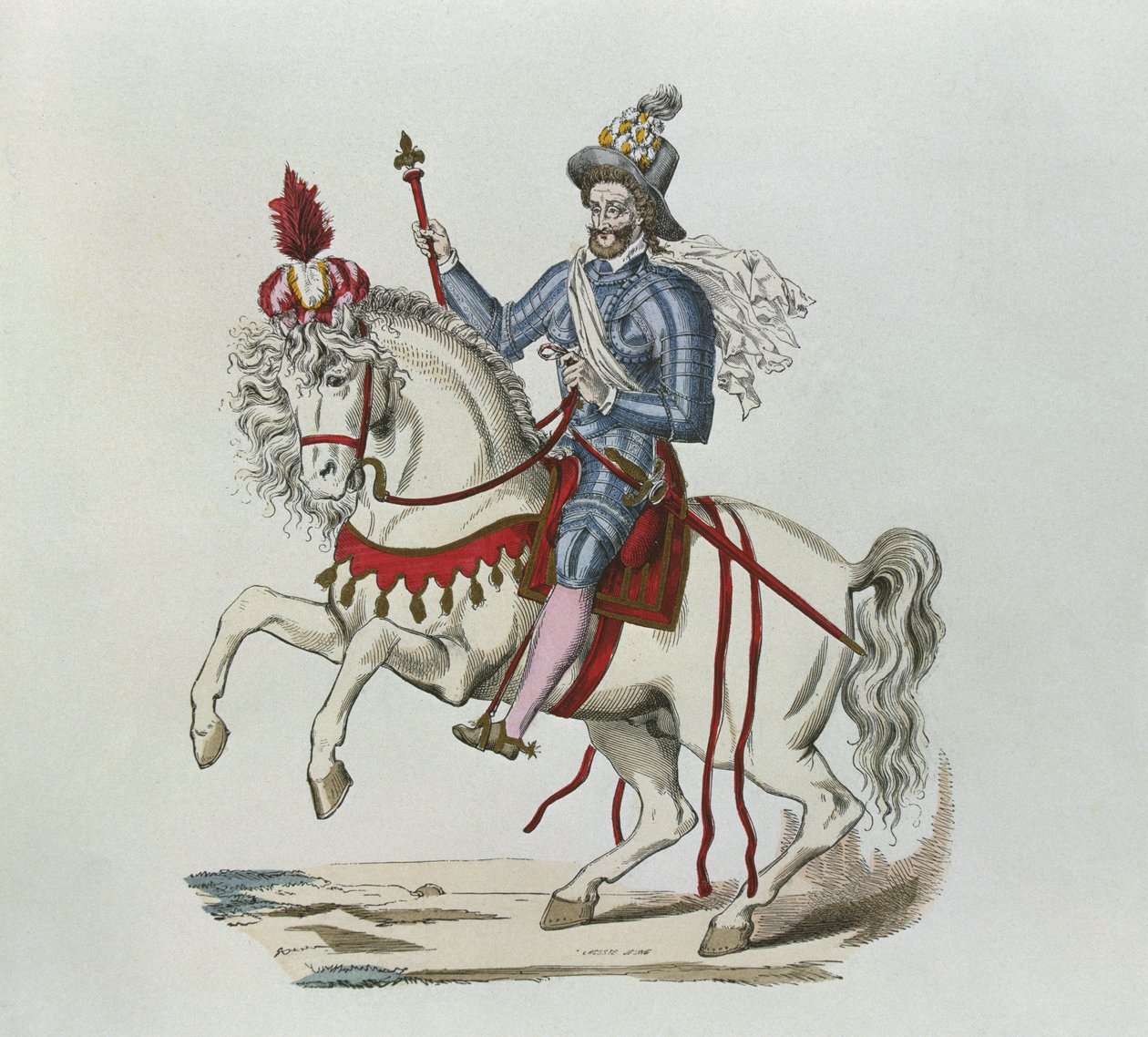 صورة الفروسية لهنري الرابع عام 1596 بواسطة لاكوست جيون