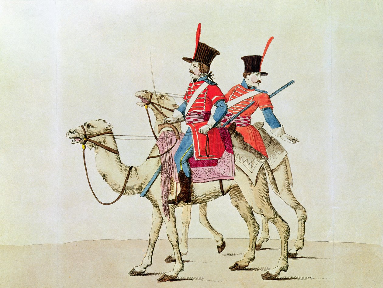 جنود فوج Dromedary ، 1839 بواسطة محمل