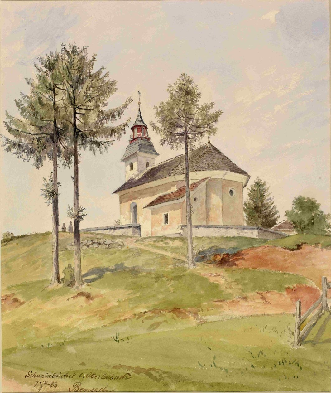 Sinja gorica-church of st. جوبان بواسطة لاديسلاف بينيش