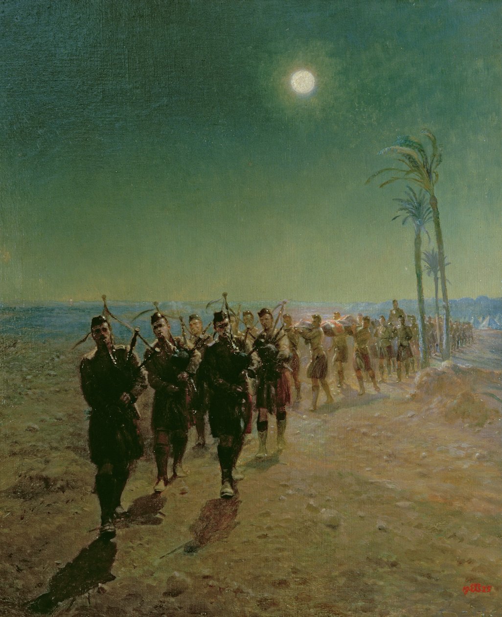 رثاء في الصحراء 1925 بواسطة سيدة بتلر