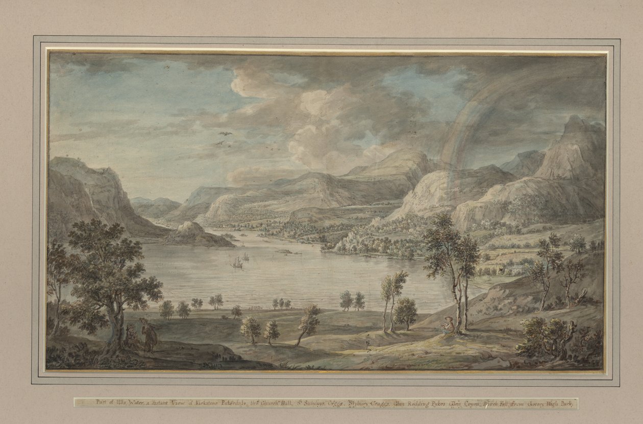 أجزاء من مياه العيون ، 1770-80 بواسطة السيدة ماري لوثر