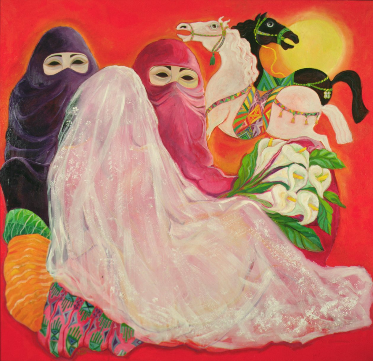 عروس الصحراء بواسطة ليلى (فنانة معاصرة) الشوا