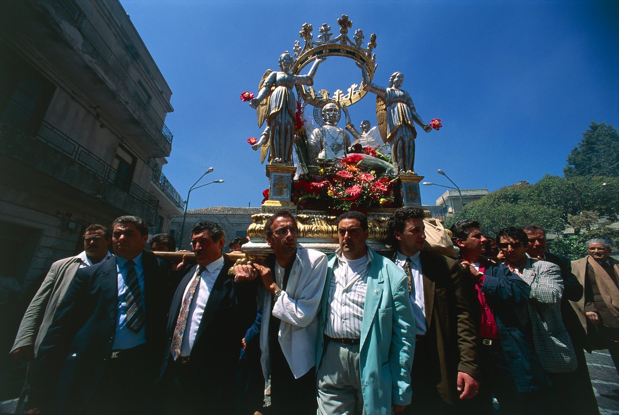 Feast of San Leo, Bova, Calabria, Italy (photo) بواسطة ليلى (فنانة معاصرة) الشوا