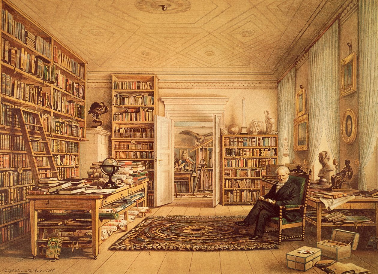 Portrait of Alexander von Humboldt (Berlin بواسطة ليلى (فنانة معاصرة) الشوا