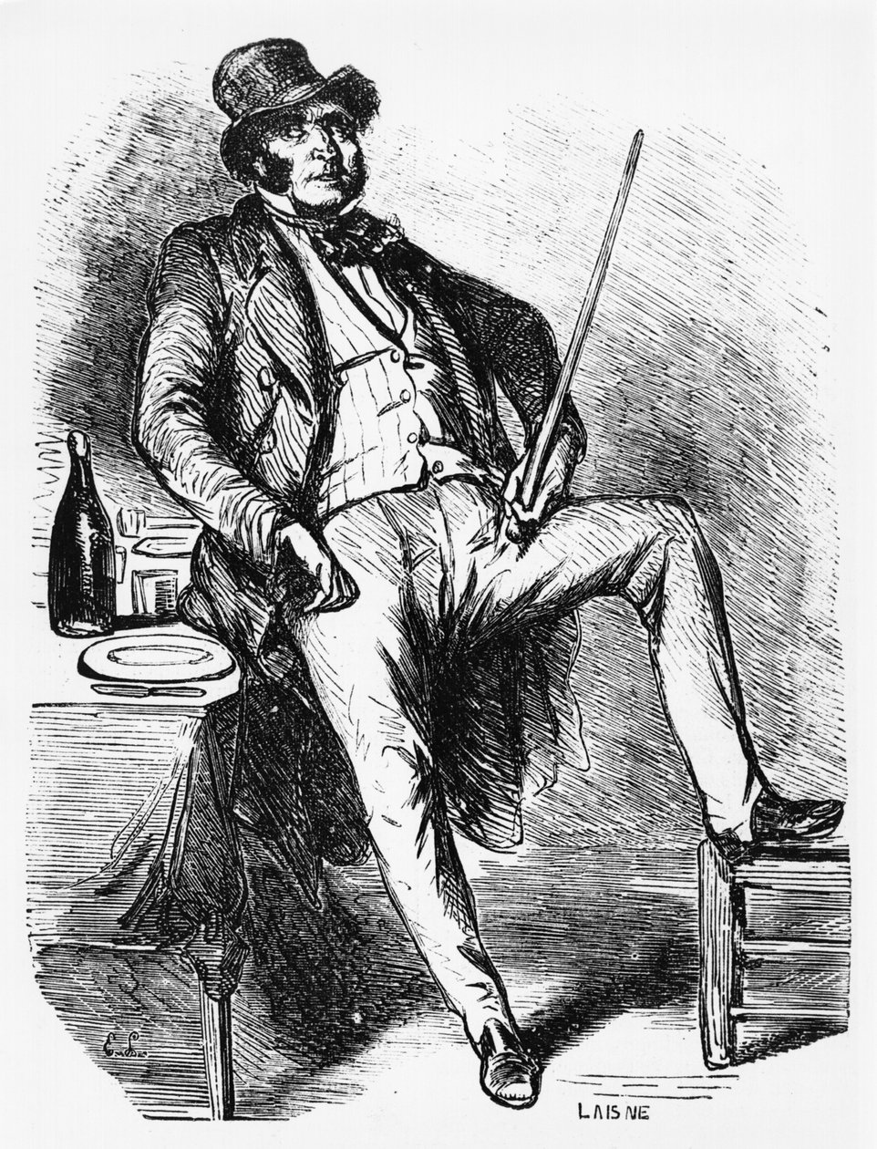 Vautrin ، رسم توضيحي من "Le Pere Goriot" بواسطة Honore de Balzac (1799-1850) بواسطة ليزن