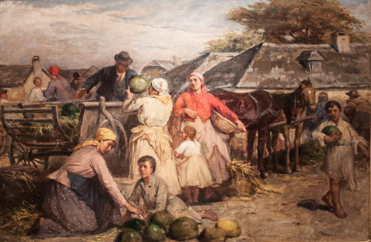 DinnyevasarnEnglish: Market_of_Melonsn بواسطة لاجوس ديك إبنر