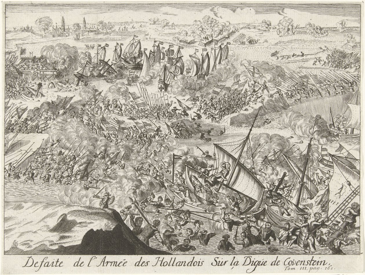 معركة سد Kauwenstein 1585 Defaite de l