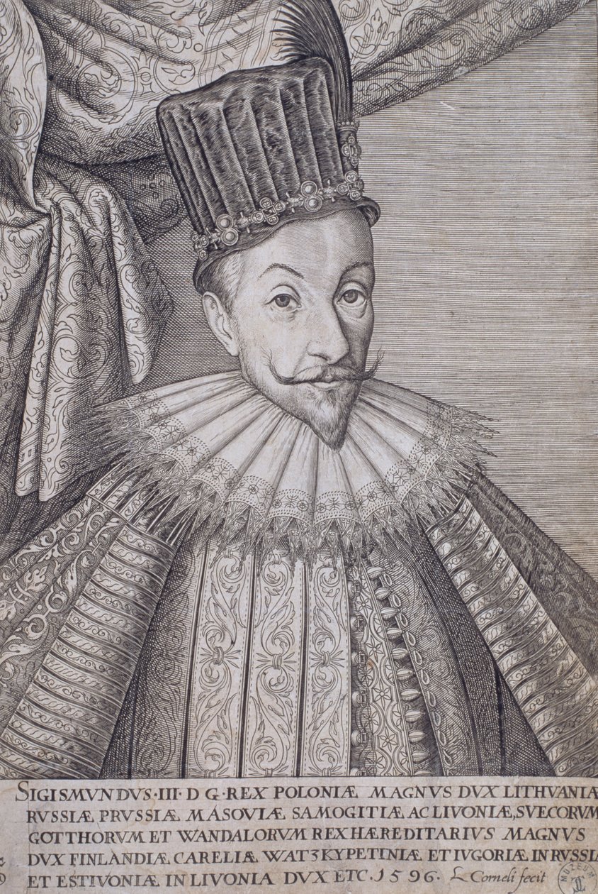 سيجيسموند فاسا الثالث (1566-1632) ملك بولندا ، 1596 بواسطة لامبرت كورنيليس