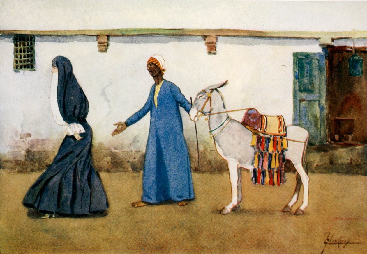 سؤال مالي من "الجانب المضيء لمصر" ، 1908 بواسطة لانس ثاكيراي