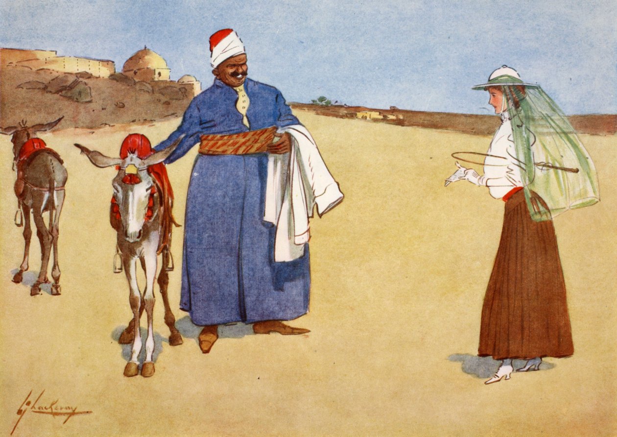 الجمال والوحوش ، من "الجانب المضيء لمصر" ، 1908 بواسطة لانس ثاكيراي