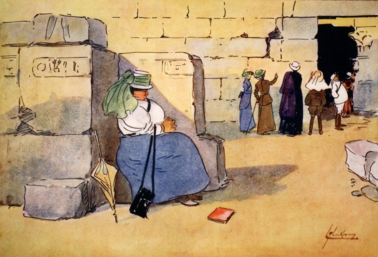 سئمت !، من &39;The Light Side of Egypt&39; ، 1908 بواسطة لانس ثاكيراي