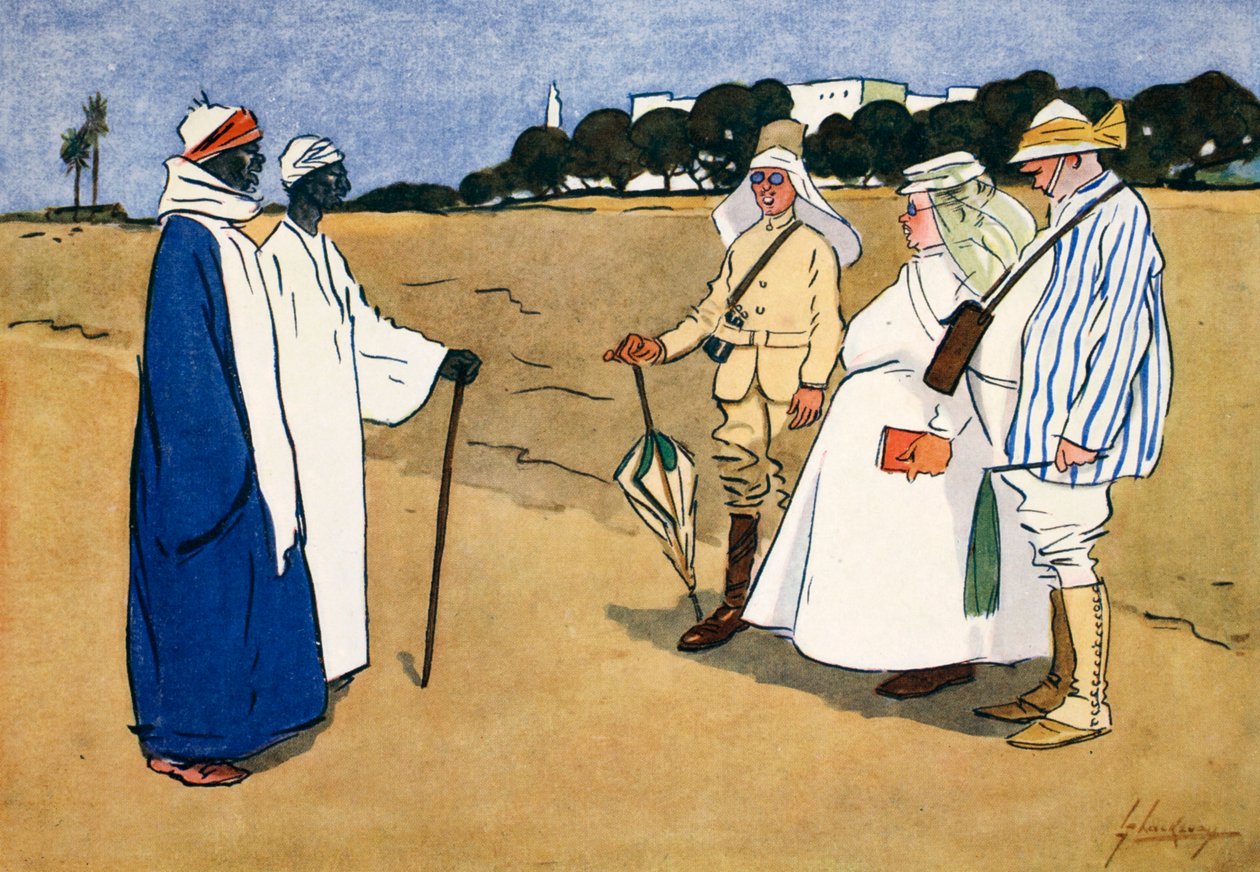 يا واد ، بعض القوة التي يهبنا إياها الهدي ، لنرى أنفسنا كما يرانا الأثير. ، من "الجانب المضيء لمصر" ، 1908 بواسطة لانس ثاكيراي