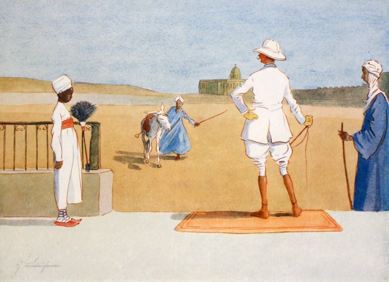 داندي توريست ، من "الجانب المضيء لمصر" ، 1908 بواسطة لانس ثاكيراي
