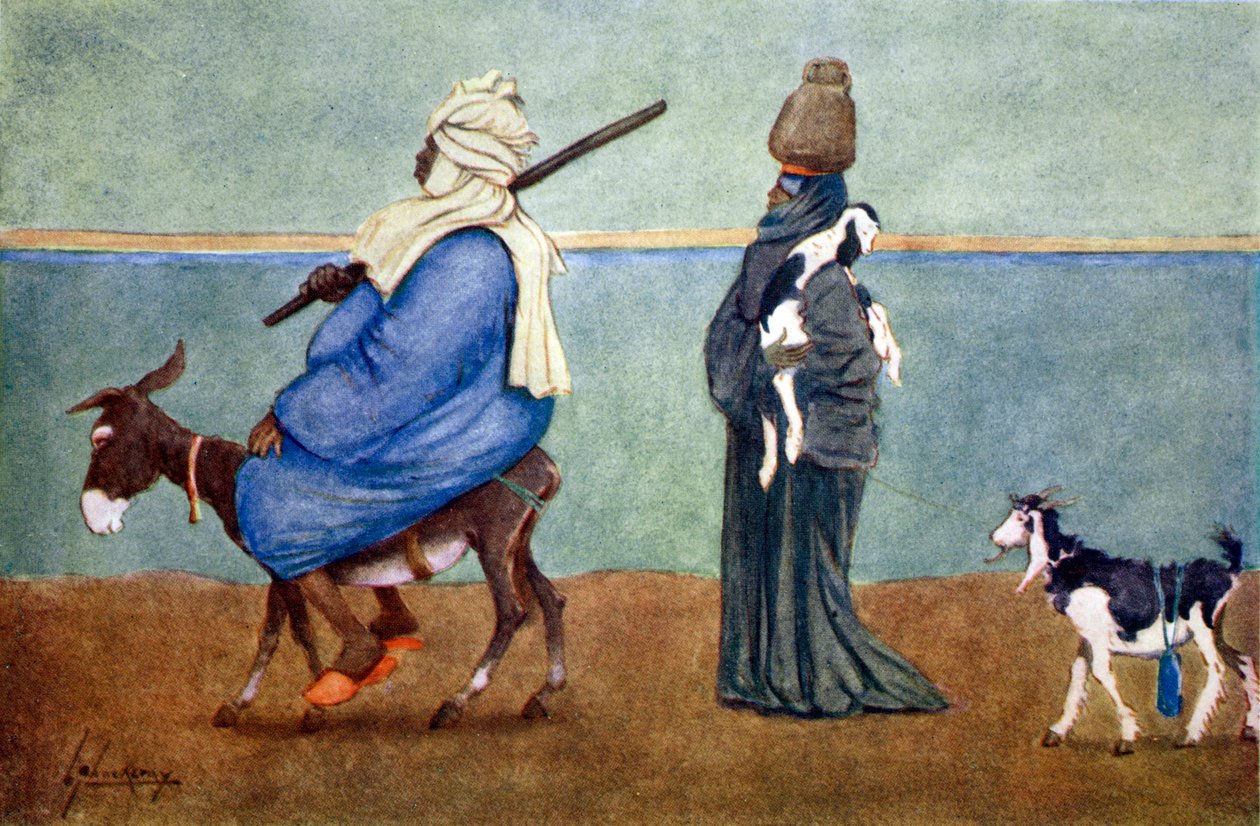 "خط سماء النيل" ، 1908. بواسطة لانس ثاكيراي