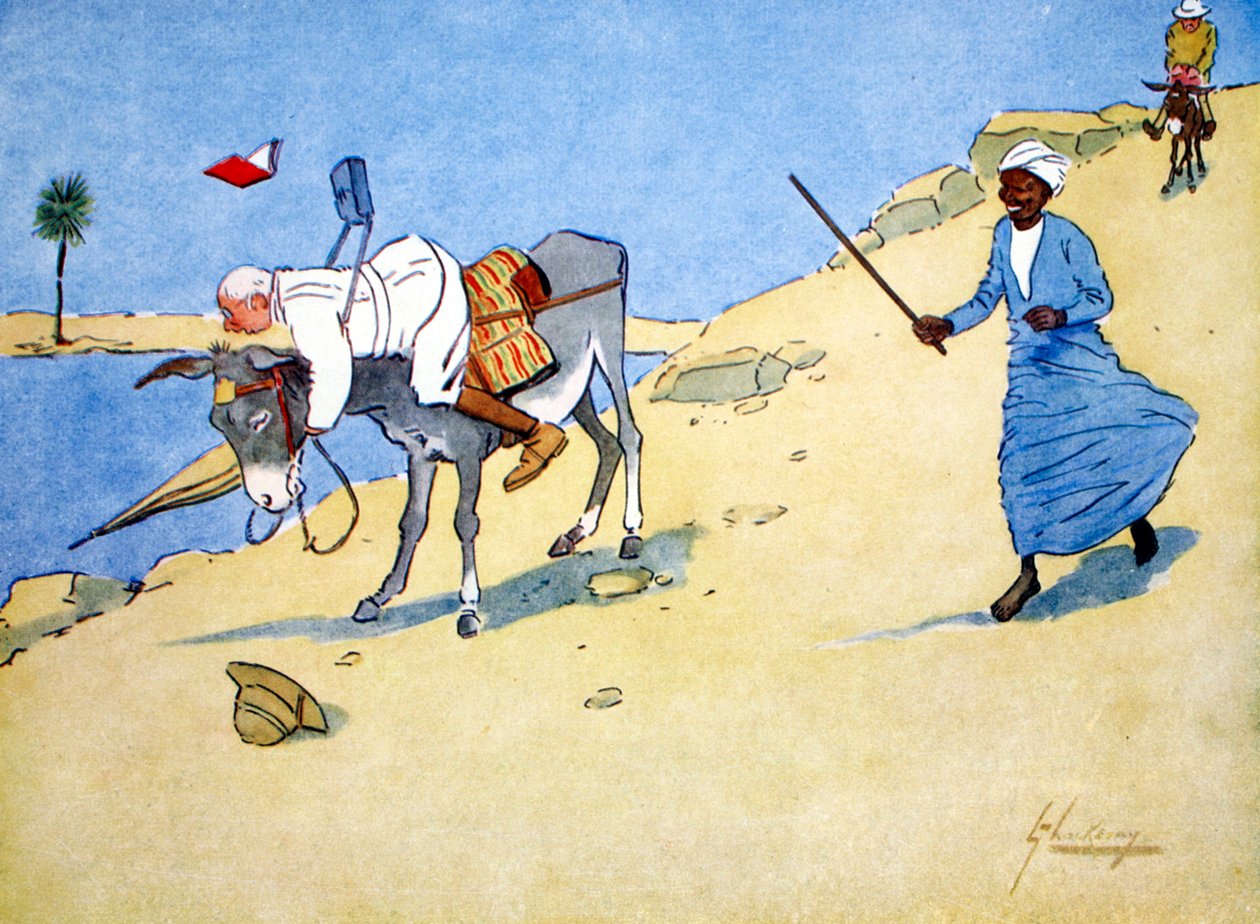 نقطة توقف على النيل ، 1908. بواسطة لانس ثاكيراي