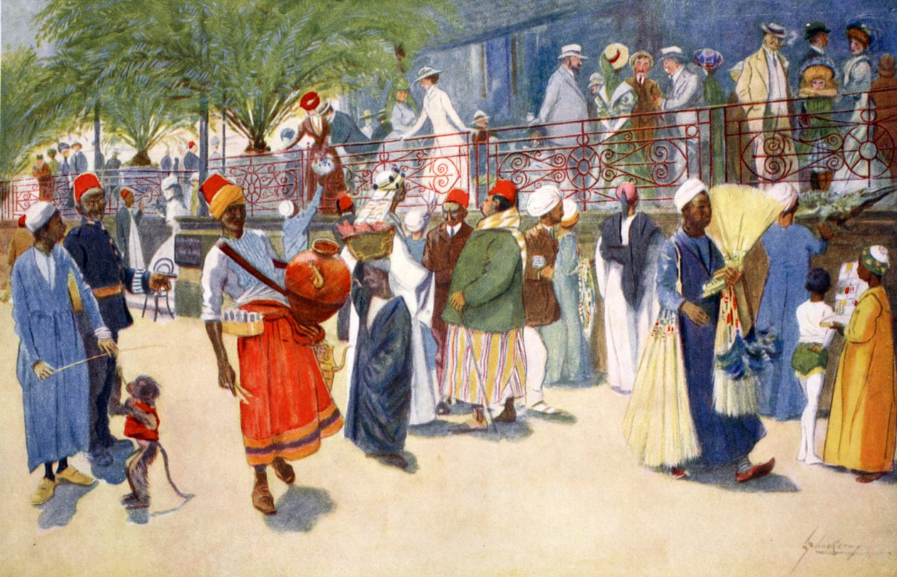 "تحف القاهرة ، أو قطيع الراعي" ، 1908. بواسطة لانس ثاكيراي