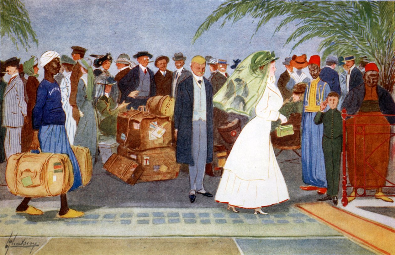 "Globe Trotters" ، 1908. بواسطة لانس ثاكيراي