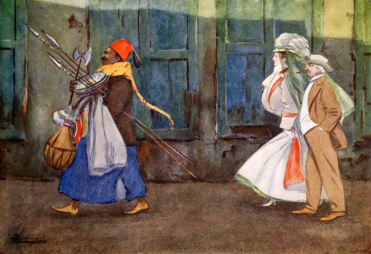 "هدايا من برمنغهام" ، 1908. بواسطة لانس ثاكيراي