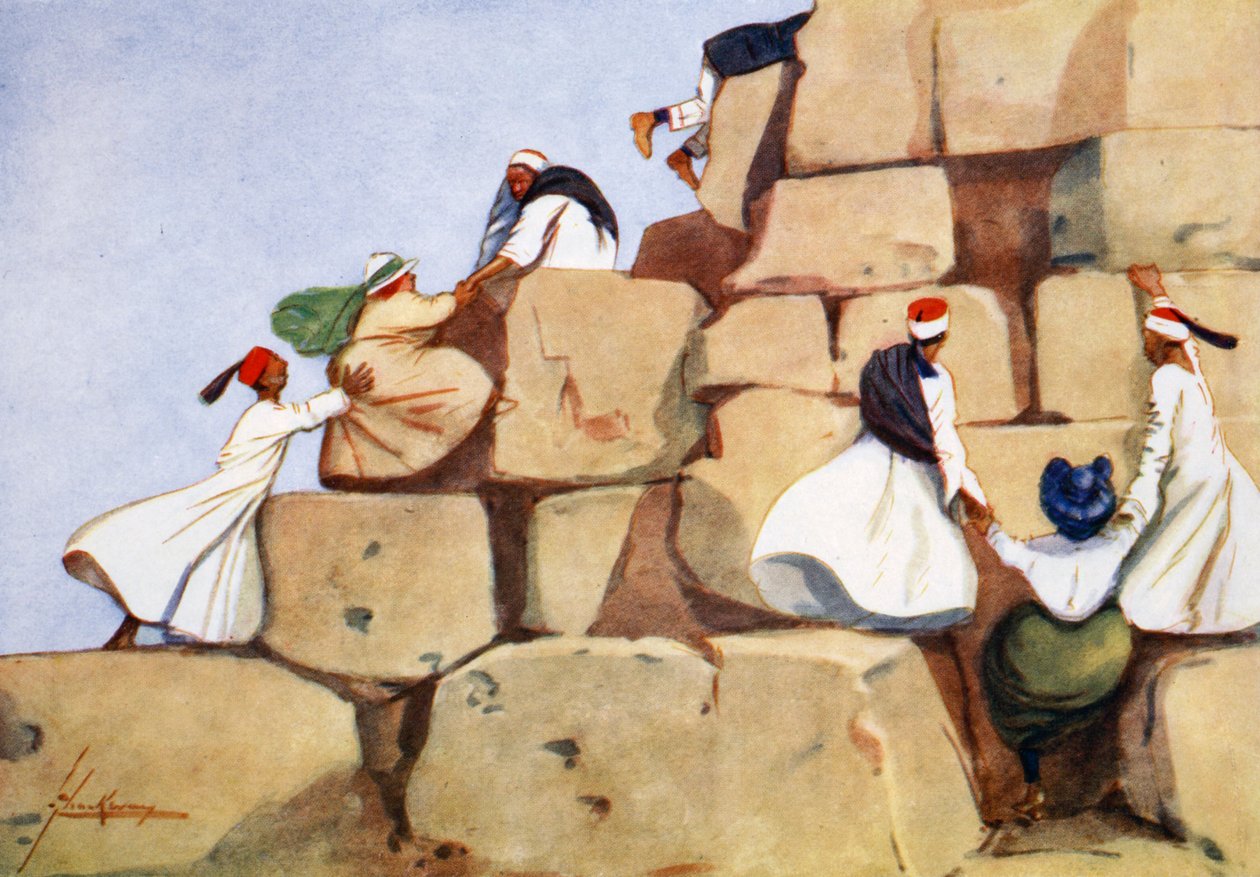 "المتسلقون" ، 1908. بواسطة لانس ثاكيراي