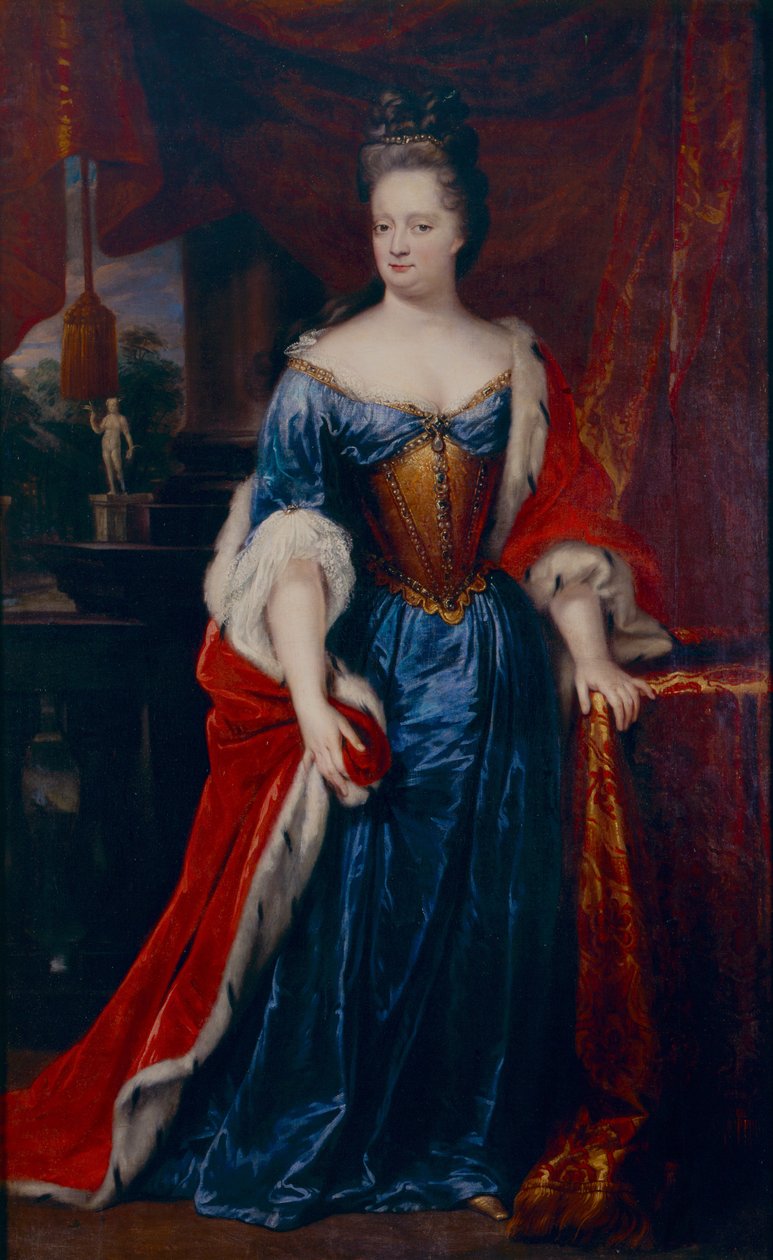 صورة للأميرة هنرييت أماليا من أنهالت ديساو ، أميرة ناسو ديتز (1666 - 1726) بواسطة فنان غير معروف