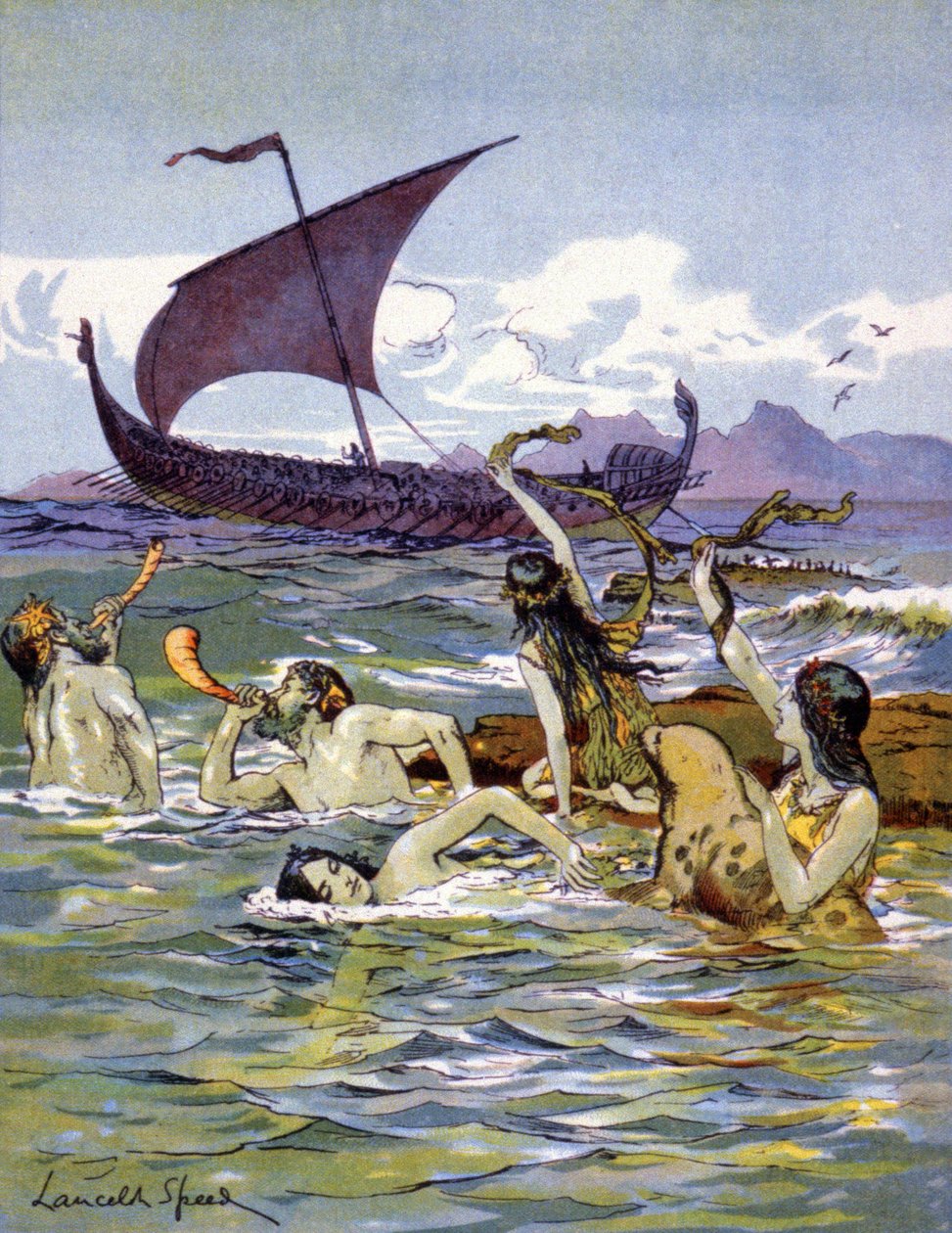 جايسون والصوف الذهبي، حوالي عام 1900 (رسم توضيحي) بواسطة لانسلوت سبيد