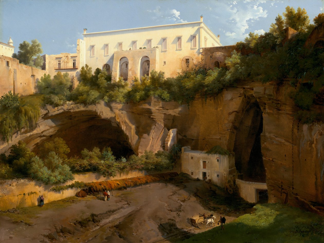 منظر لفيلا ، Pizzofalcone ، نابولي ، c. 1819. بواسطة لانسلوت تيودور توربين دي كريسي