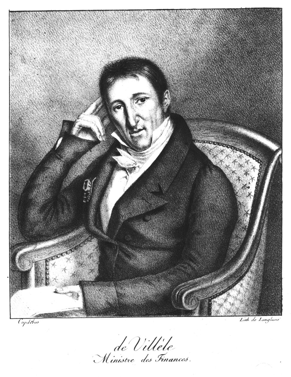 صورة لجون بابتيست كونت فيللي (1773-1854) بواسطة لانجلوم