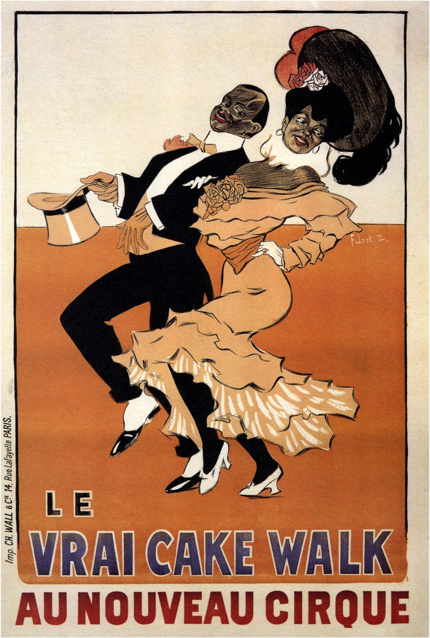 The Real Cake Walk في السيرك الجديد ، حوالي 1901-1902 بواسطة لاسكووسكي
