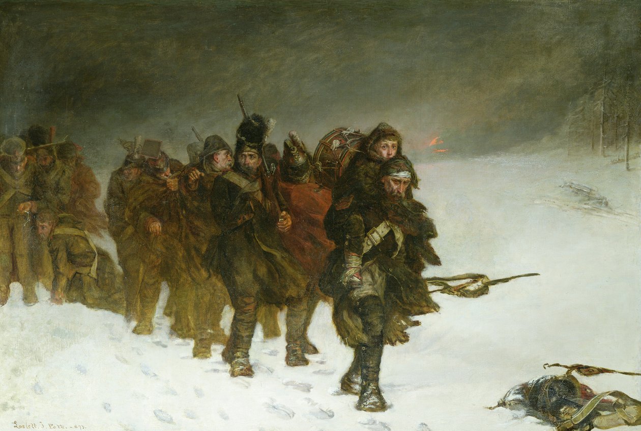 في مارس من موسكو ، 1873 بواسطة لاسليت جون بوت